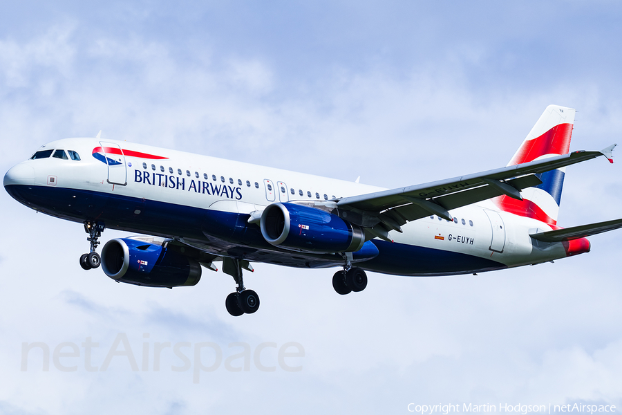 British Airways Airbus A320-232 (G-EUYH) | Photo 245582