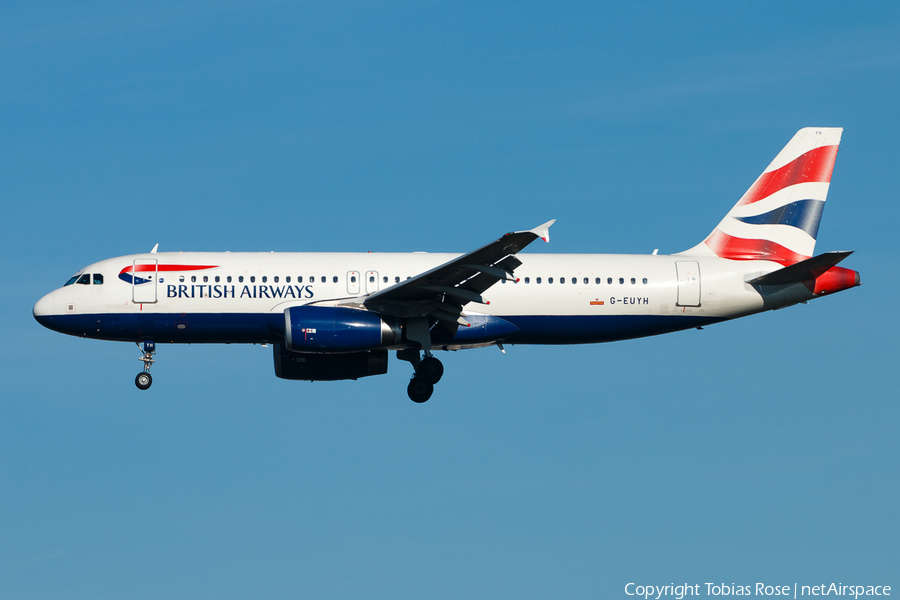 British Airways Airbus A320-232 (G-EUYH) | Photo 301059