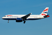 British Airways Airbus A320-232 (G-EUYH) at  London - Heathrow, United Kingdom