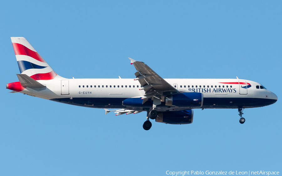 British Airways Airbus A320-232 (G-EUYH) | Photo 339930