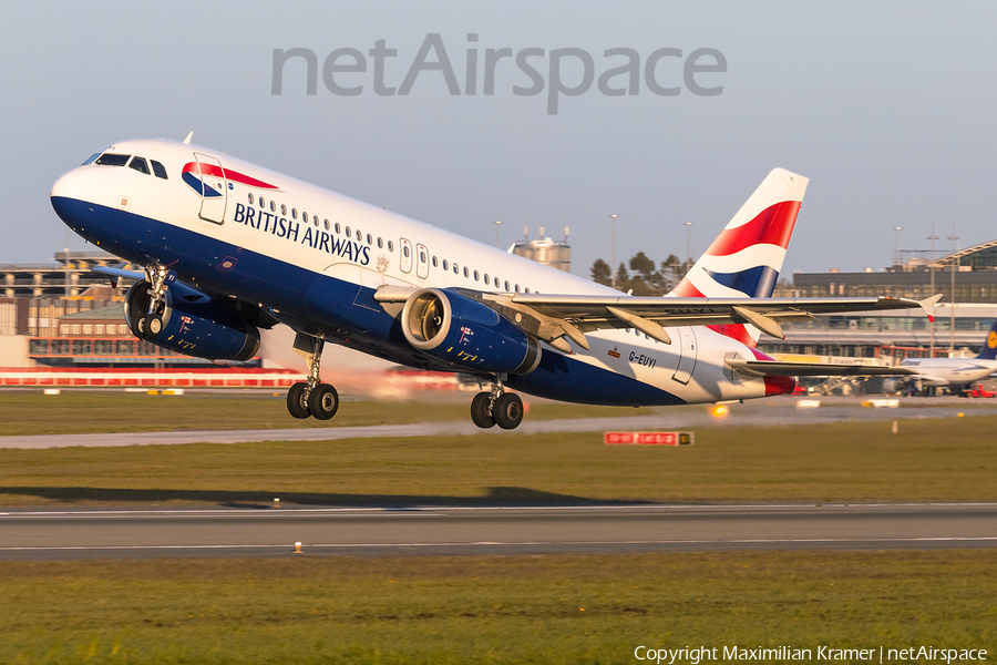 British Airways Airbus A320-232 (G-EUYI) | Photo 521397