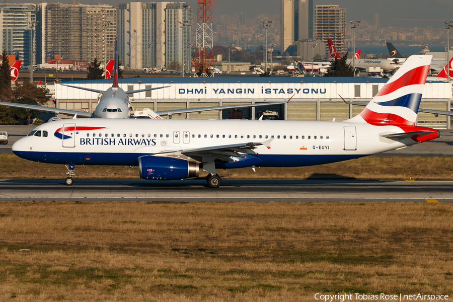 British Airways Airbus A320-232 (G-EUYI) | Photo 313985