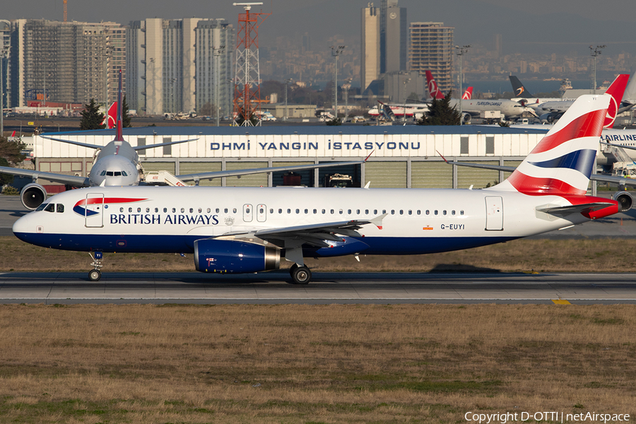 British Airways Airbus A320-232 (G-EUYI) | Photo 309713