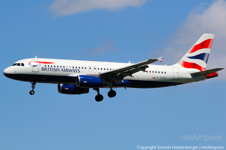 British Airways Airbus A320-232 (G-EUYI) | Photo 205533