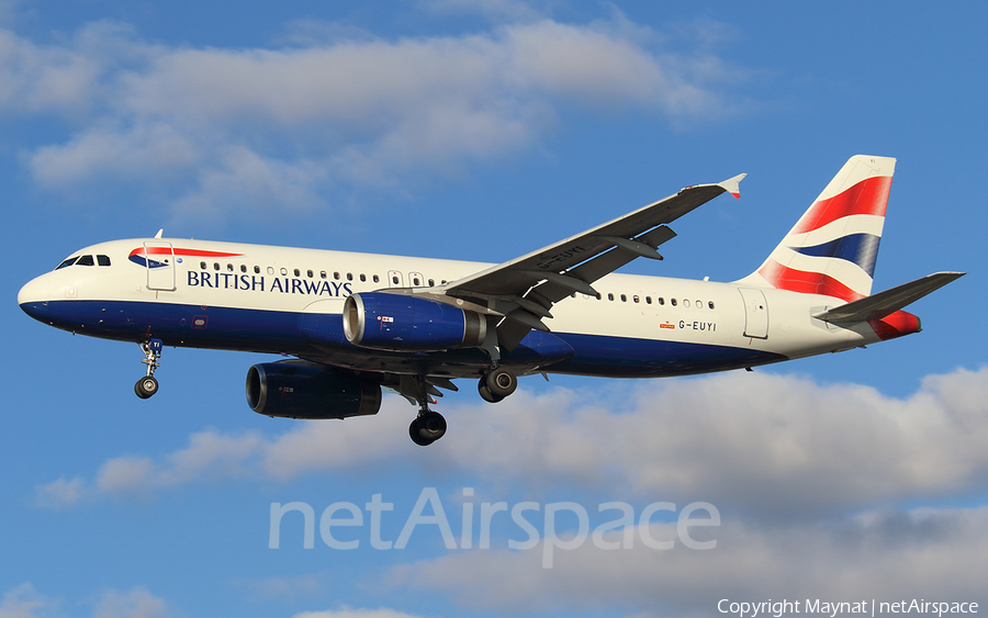 British Airways Airbus A320-232 (G-EUYI) | Photo 292827