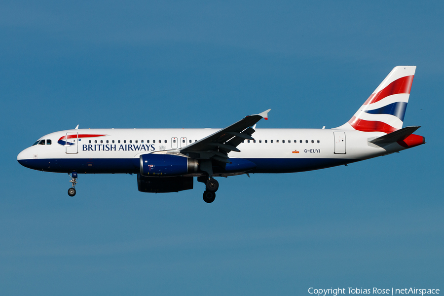 British Airways Airbus A320-232 (G-EUYI) | Photo 301616