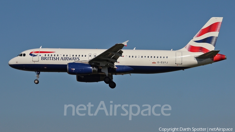 British Airways Airbus A320-232 (G-EUYJ) | Photo 223900