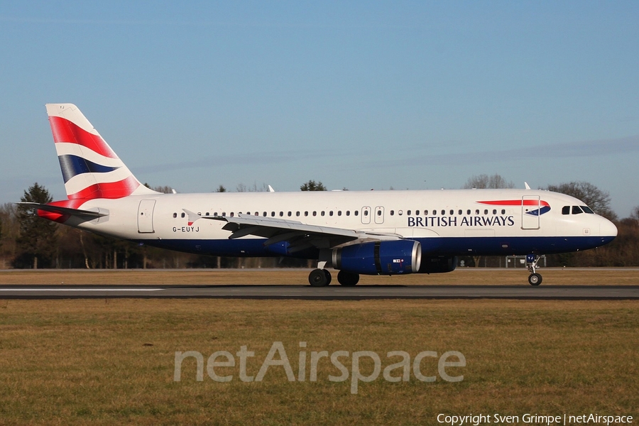 British Airways Airbus A320-232 (G-EUYJ) | Photo 302607