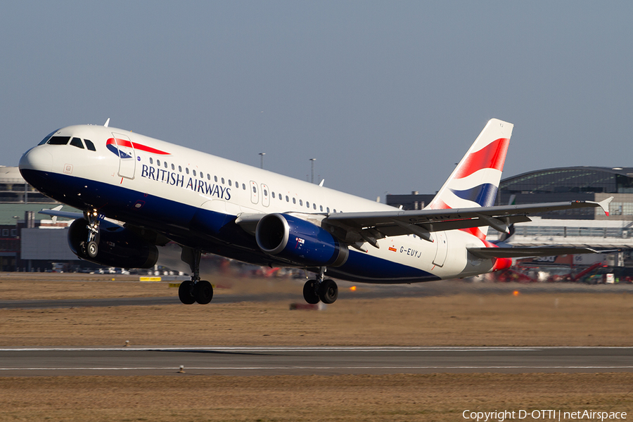 British Airways Airbus A320-232 (G-EUYJ) | Photo 345492