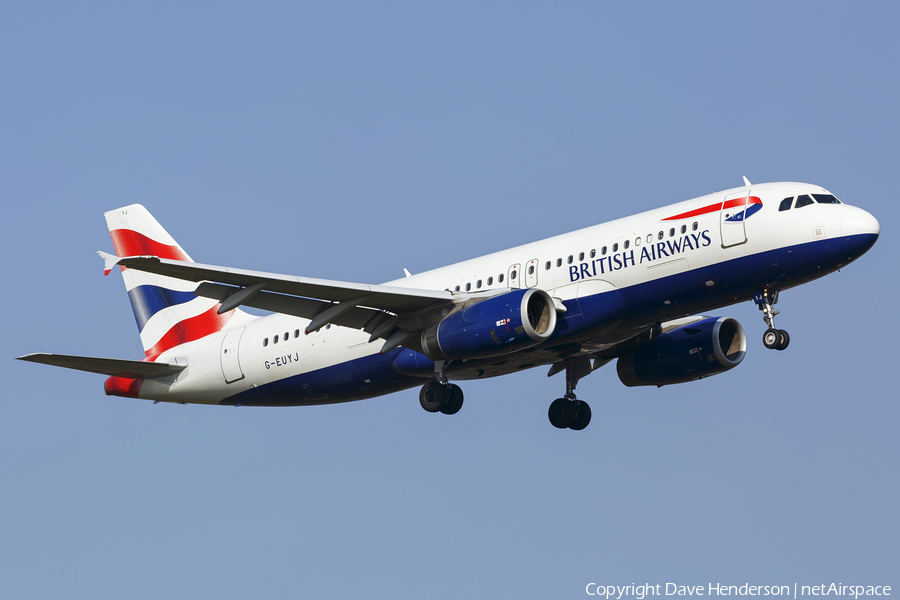 British Airways Airbus A320-232 (G-EUYJ) | Photo 128387