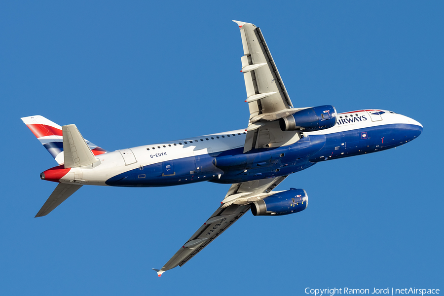 British Airways Airbus A320-232 (G-EUYK) | Photo 524153