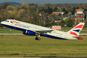 British Airways Airbus A320-232 (G-EUYK) at  Dusseldorf - International, Germany