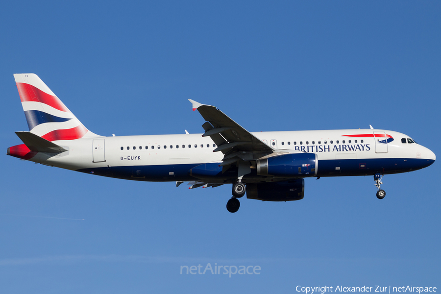 British Airways Airbus A320-232 (G-EUYK) | Photo 137263