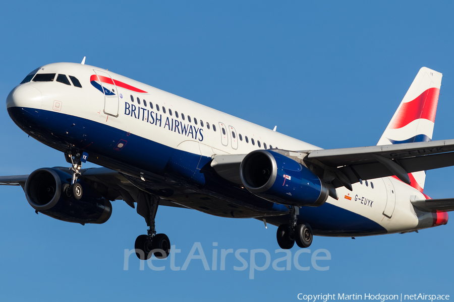 British Airways Airbus A320-232 (G-EUYK) | Photo 130262