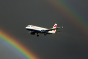 British Airways Airbus A320-232 (G-EUYK) at  London - Heathrow, United Kingdom