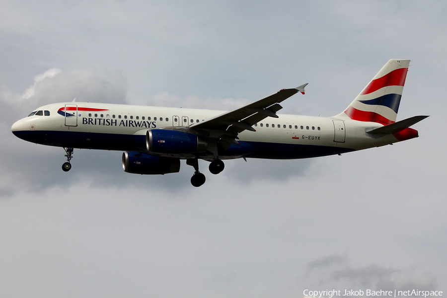 British Airways Airbus A320-232 (G-EUYK) | Photo 187485