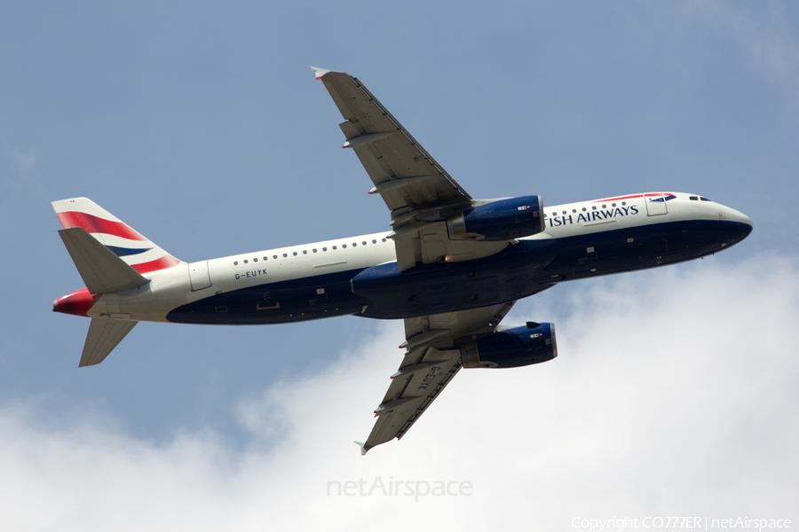 British Airways Airbus A320-232 (G-EUYK) | Photo 57128
