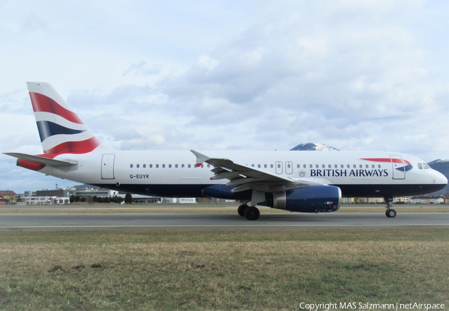 British Airways Airbus A320-232 (G-EUYK) | Photo 375113