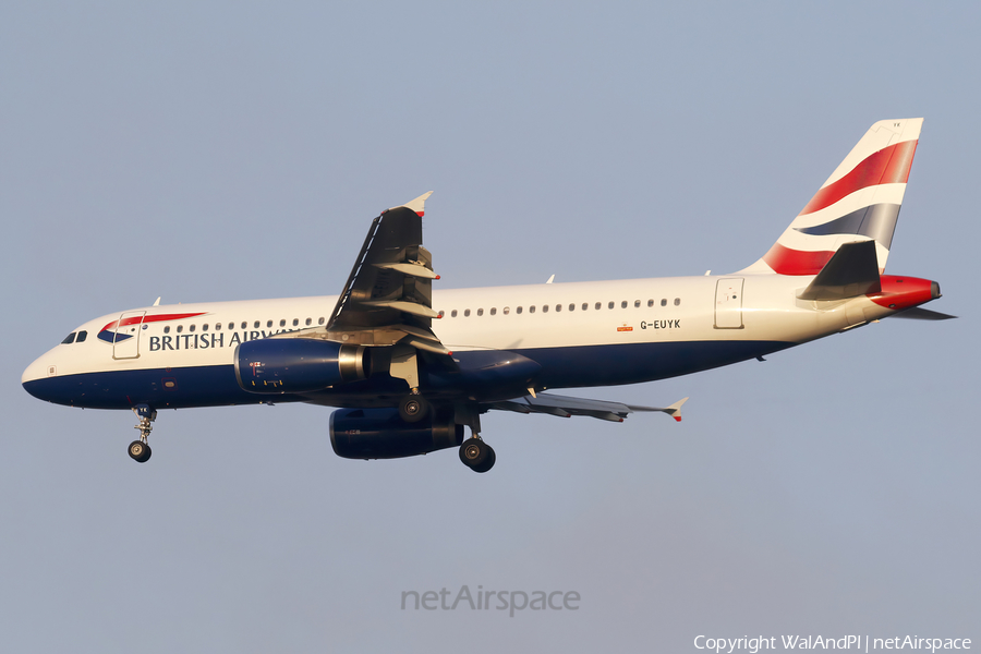 British Airways Airbus A320-232 (G-EUYK) | Photo 535030