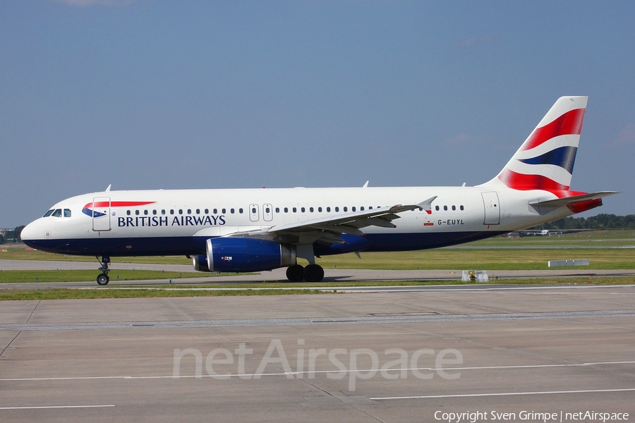 British Airways Airbus A320-232 (G-EUYL) | Photo 52453