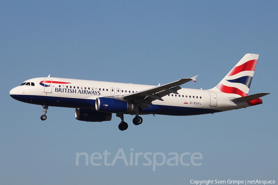 British Airways Airbus A320-232 (G-EUYL) | Photo 64644