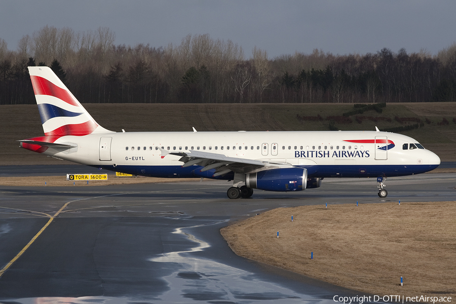 British Airways Airbus A320-232 (G-EUYL) | Photo 376068