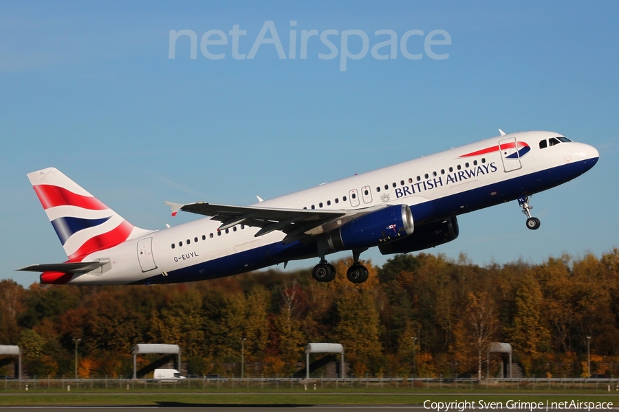 British Airways Airbus A320-232 (G-EUYL) | Photo 478153