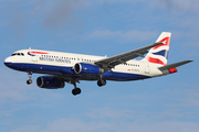 British Airways Airbus A320-232 (G-EUYL) at  London - Heathrow, United Kingdom