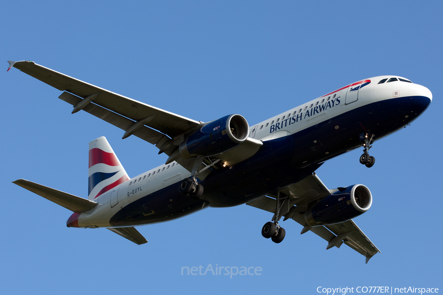 British Airways Airbus A320-232 (G-EUYL) | Photo 58708