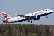 British Airways Airbus A320-232 (G-EUYM) at  Stockholm - Arlanda, Sweden