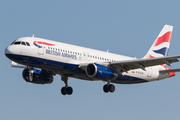 British Airways Airbus A320-232 (G-EUYM) at  Barcelona - El Prat, Spain