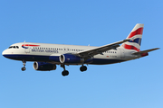 British Airways Airbus A320-232 (G-EUYM) at  Barcelona - El Prat, Spain