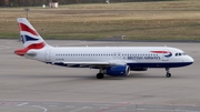 British Airways Airbus A320-232 (G-EUYM) at  Cologne/Bonn, Germany