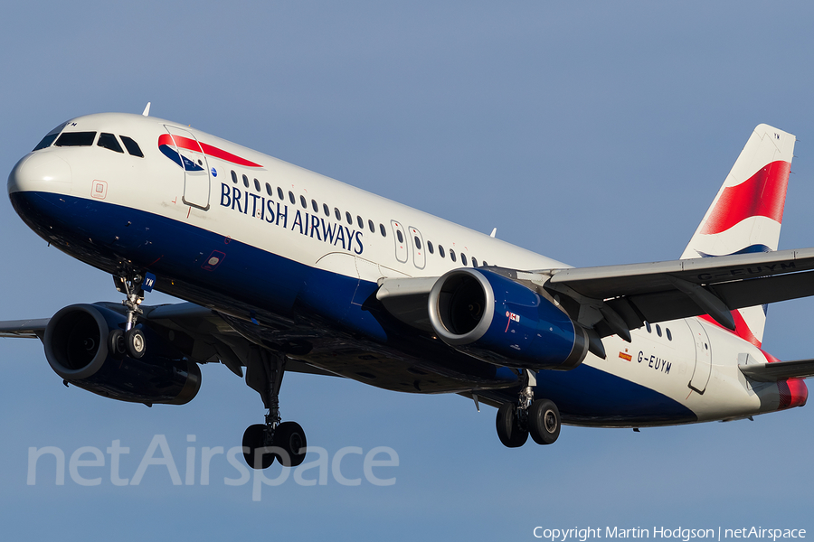 British Airways Airbus A320-232 (G-EUYM) | Photo 130931