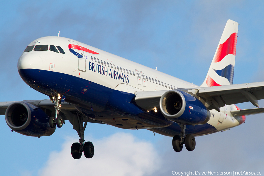 British Airways Airbus A320-232 (G-EUYM) | Photo 3427