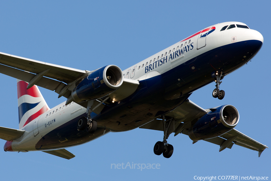 British Airways Airbus A320-232 (G-EUYM) | Photo 52812