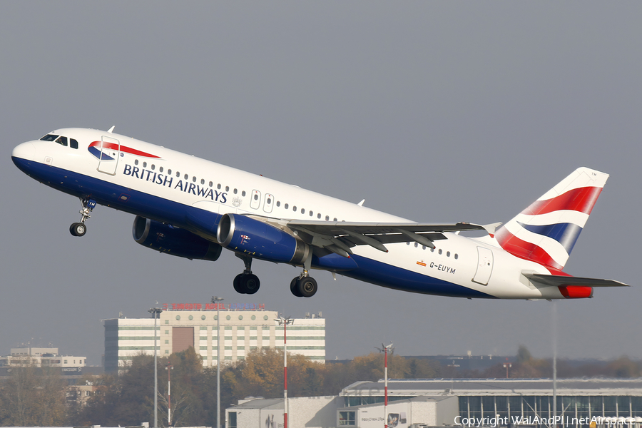 British Airways Airbus A320-232 (G-EUYM) | Photo 535032