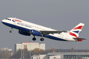 British Airways Airbus A320-232 (G-EUYM) at  Warsaw - Frederic Chopin International, Poland