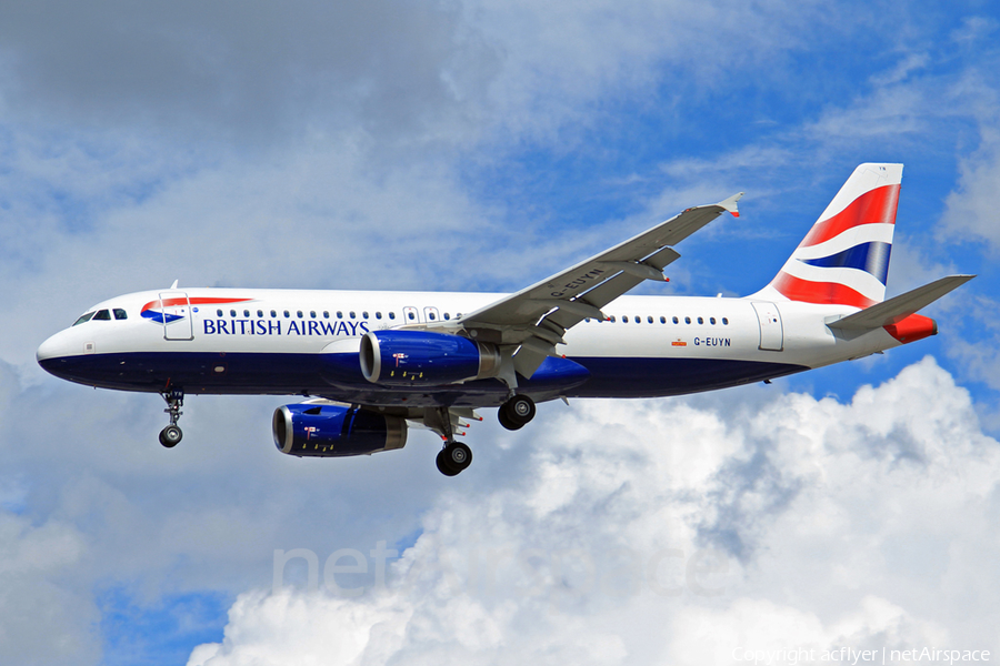 British Airways Airbus A320-232 (G-EUYN) | Photo 397625