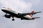 British Airways Airbus A320-232 (G-EUYN) at  London - Heathrow, United Kingdom