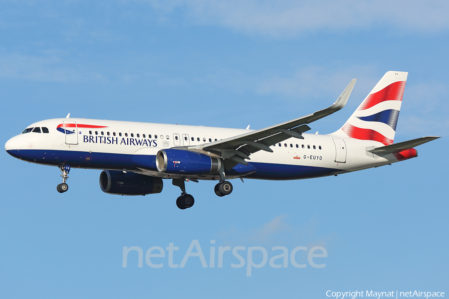 British Airways Airbus A320-232 (G-EUYO) | Photo 377539