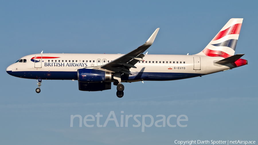 British Airways Airbus A320-232 (G-EUYO) | Photo 358406