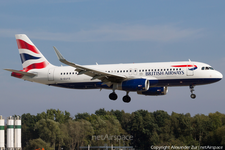 British Airways Airbus A320-232 (G-EUYO) | Photo 128014