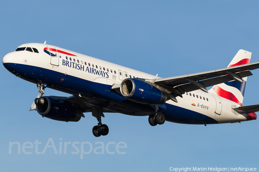 British Airways Airbus A320-232 (G-EUYO) | Photo 131207