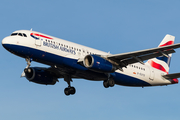 British Airways Airbus A320-232 (G-EUYO) at  London - Heathrow, United Kingdom