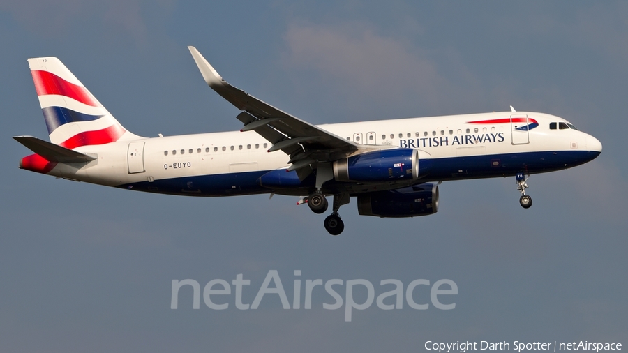 British Airways Airbus A320-232 (G-EUYO) | Photo 182145