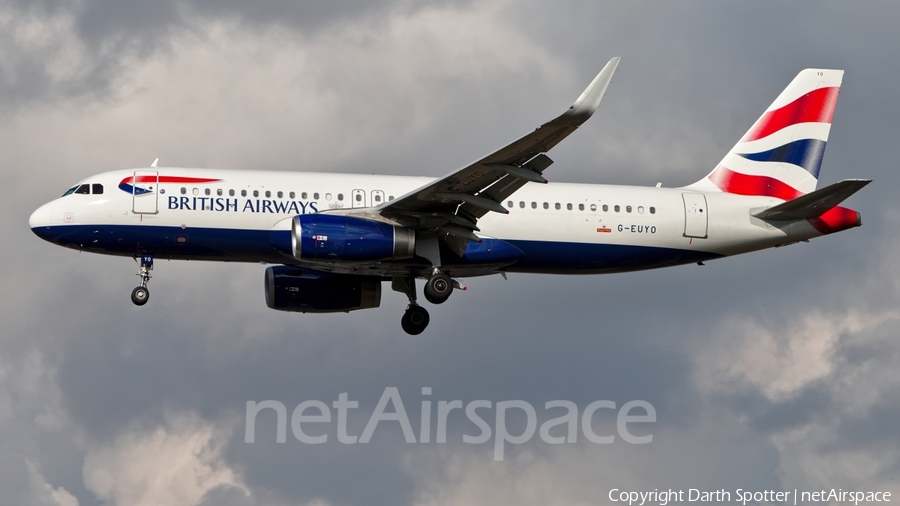 British Airways Airbus A320-232 (G-EUYO) | Photo 182146