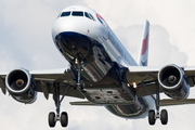 British Airways Airbus A320-232 (G-EUYO) at  London - Heathrow, United Kingdom