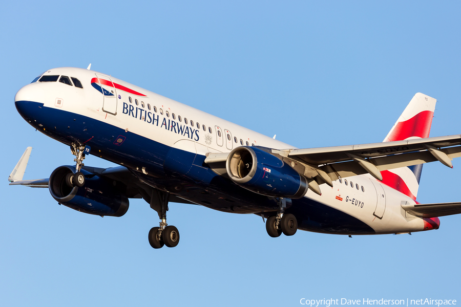 British Airways Airbus A320-232 (G-EUYO) | Photo 368623