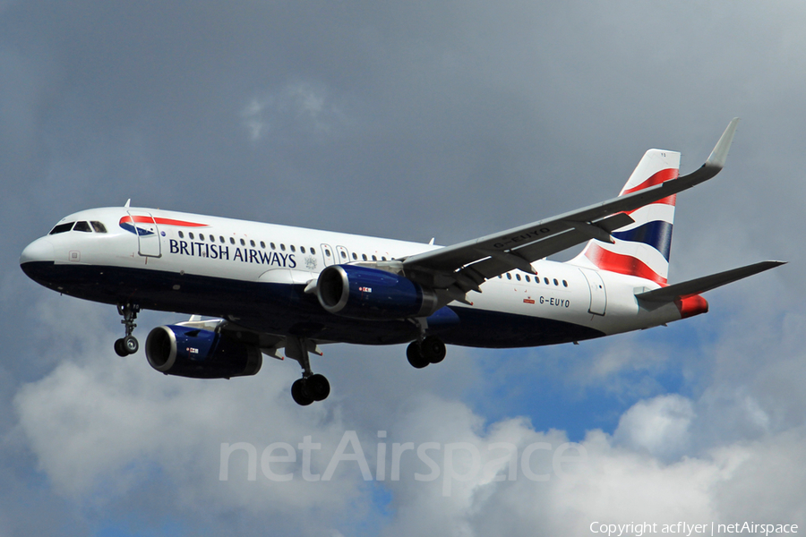 British Airways Airbus A320-232 (G-EUYO) | Photo 397592